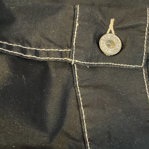 New Vintage Gap women’s black jeans jacket. Size S. stretch. Adjustable bottom - Picture 11 of 11